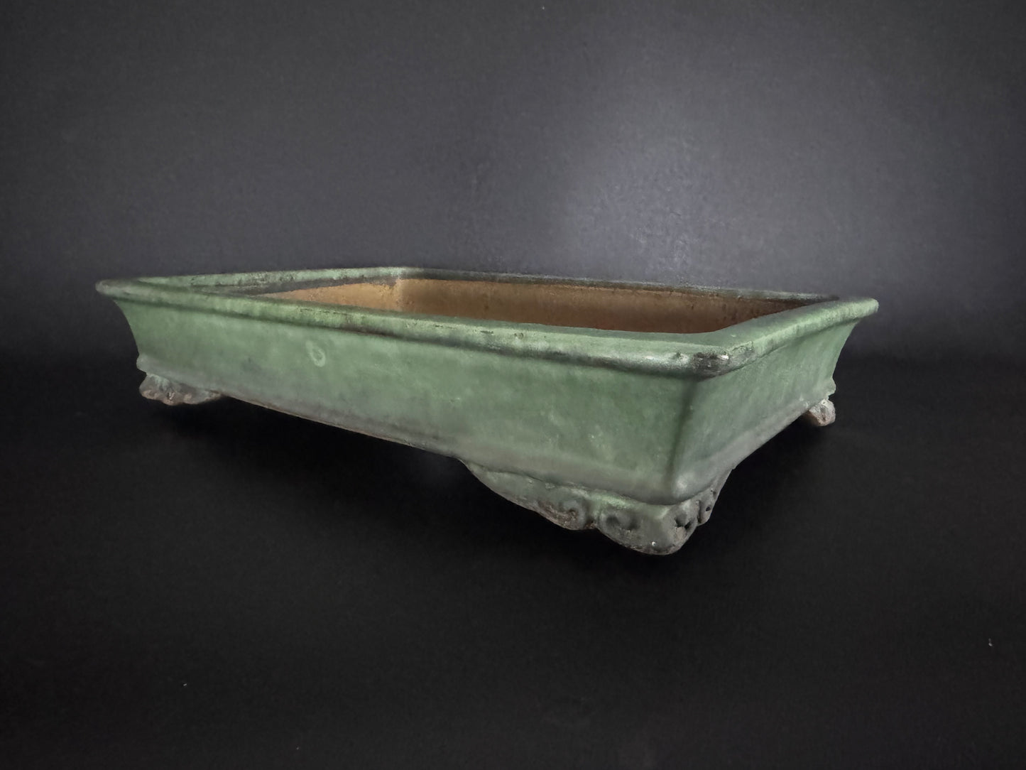 Yoshimura Shuho 吉村秀峰 – 常滑市 – 47.2 cm Rectangular 隅切長方形 – Glazed 釉薬鉢