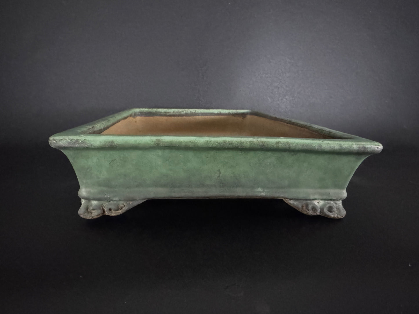 Yoshimura Shuho 吉村秀峰 – 常滑市 – 47.2 cm Rectangular 隅切長方形 – Glazed 釉薬鉢
