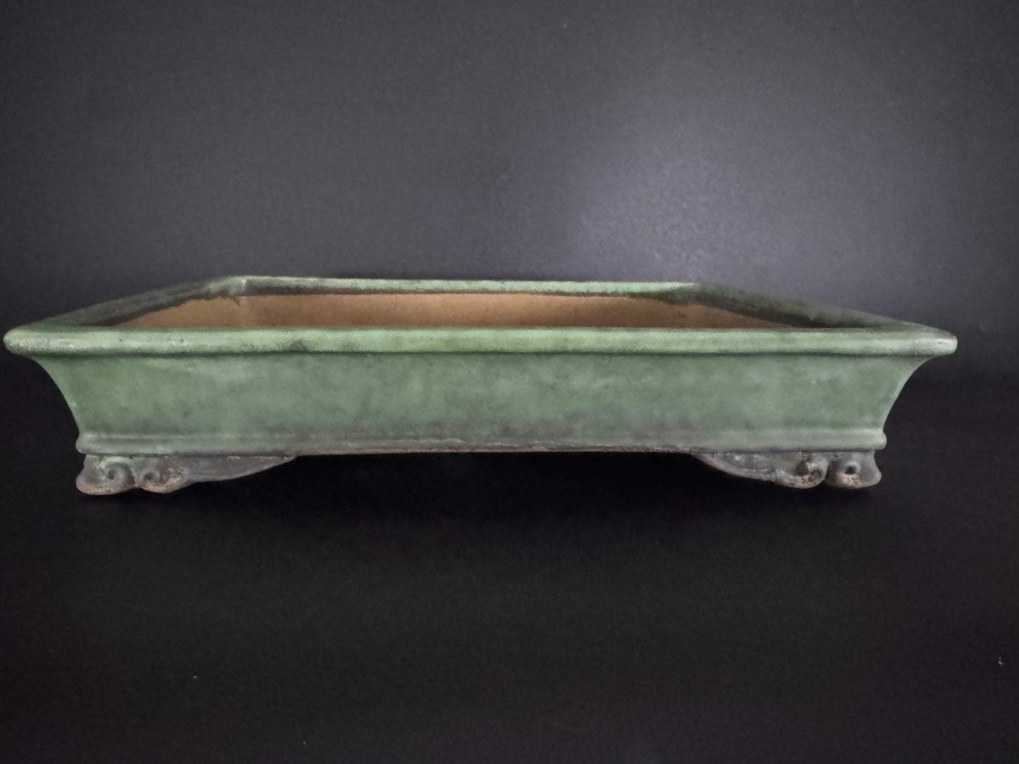 Yoshimura Shuho 吉村秀峰 – 常滑市 – 47.2 cm Rectangular 隅切長方形 – Glazed 釉薬鉢