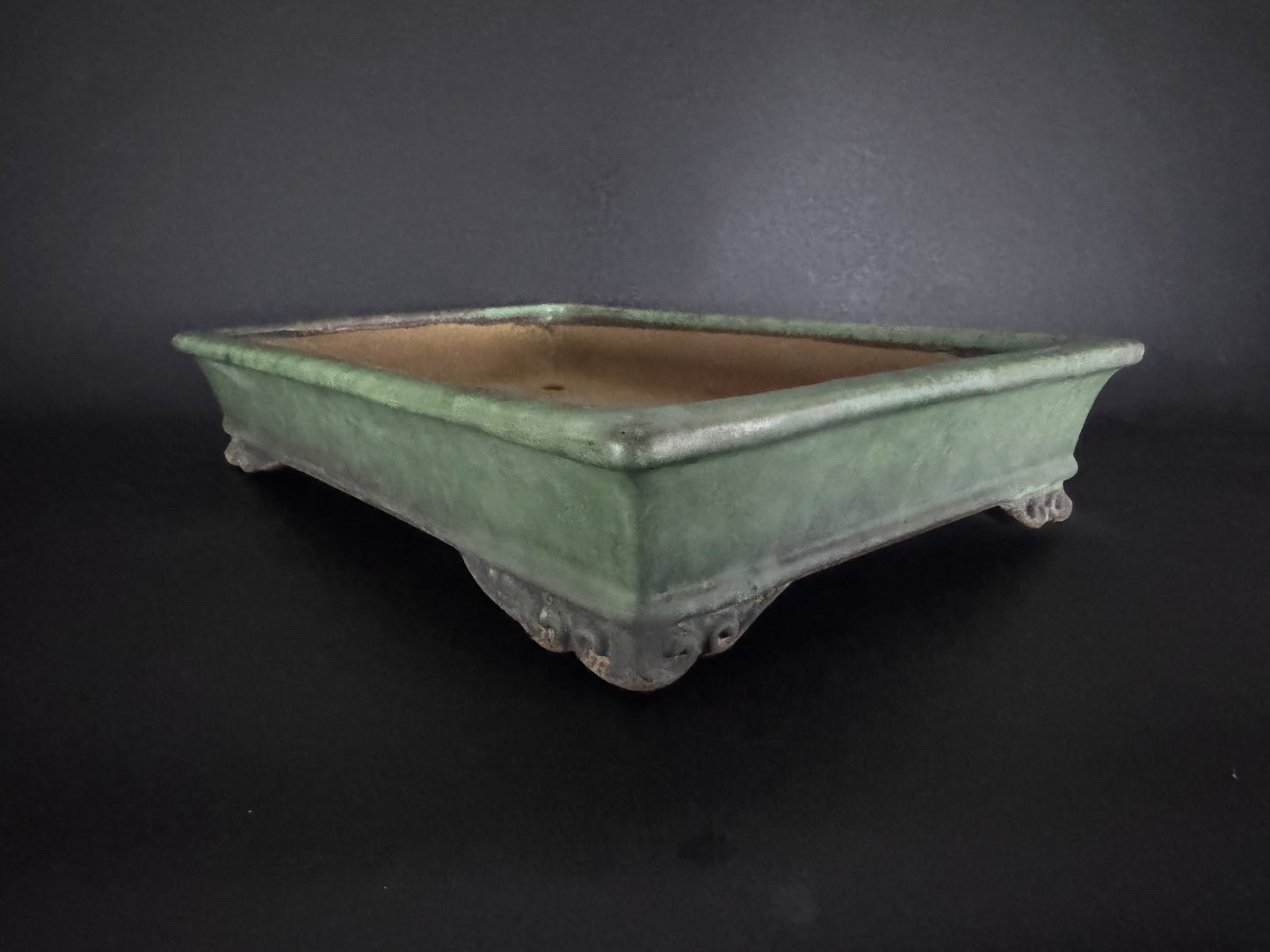 Yoshimura Shuho 吉村秀峰 – 常滑市 – 47.2 cm Rectangular 隅切長方形 – Glazed 釉薬鉢