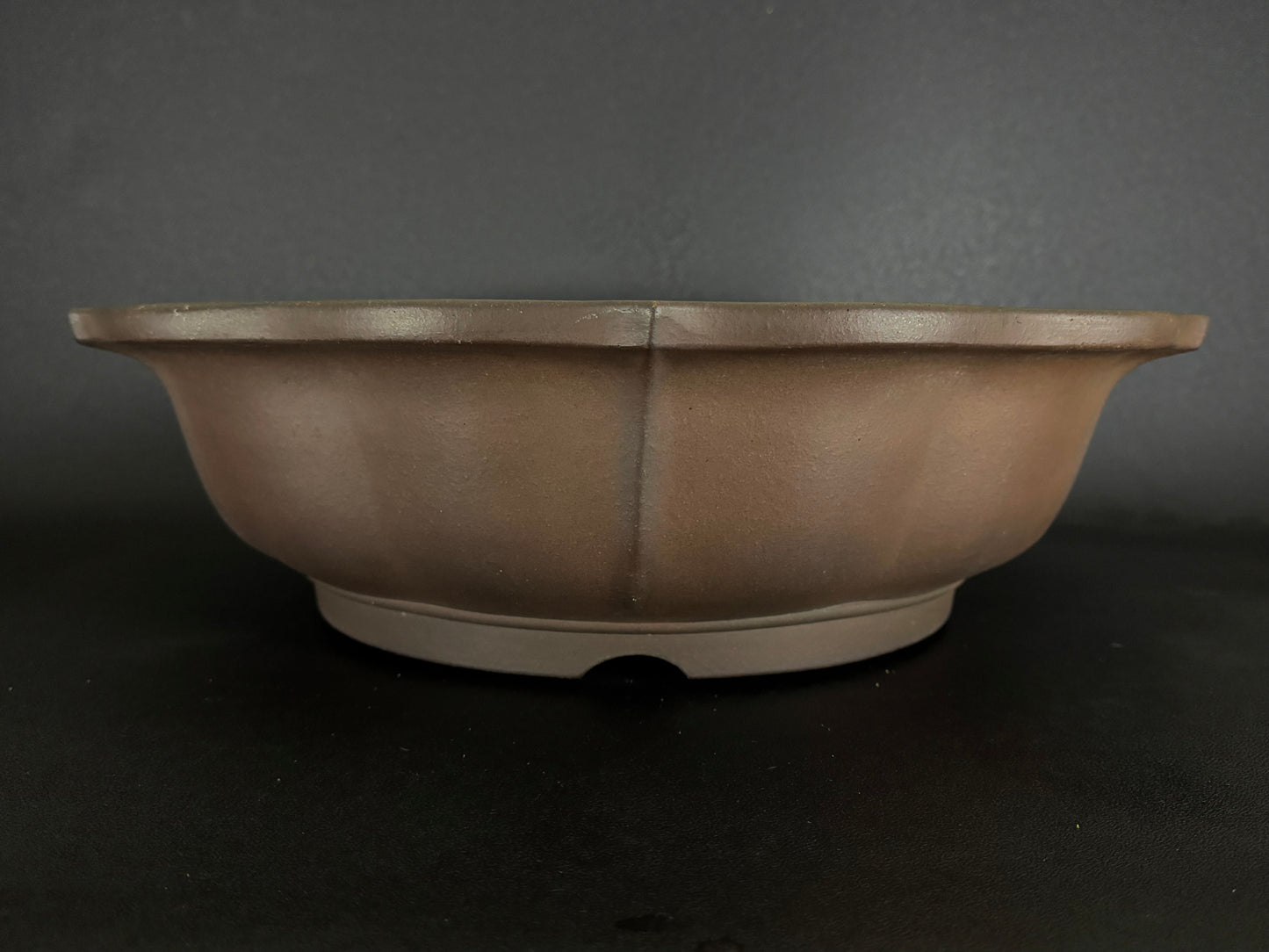 YAMAAKI (山秋窯) 3rd Generation Kataoka Toshio (片岡俊夫 作) - 小松泉 - 常滑 - 53cm Round Lotus (蓮華鉢) Unglazed 無釉