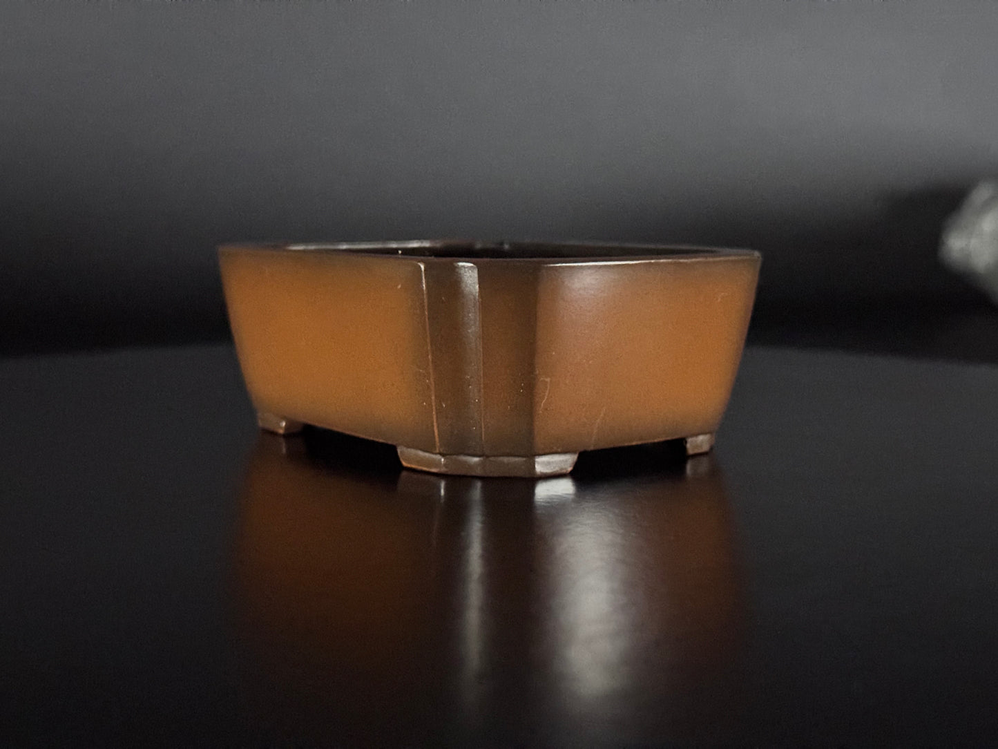 HOKIDO (北斗) – 常滑 Tokoname (常滑市) – 10.6cm Rectangular 長方鉢 – Unglazed 無釉