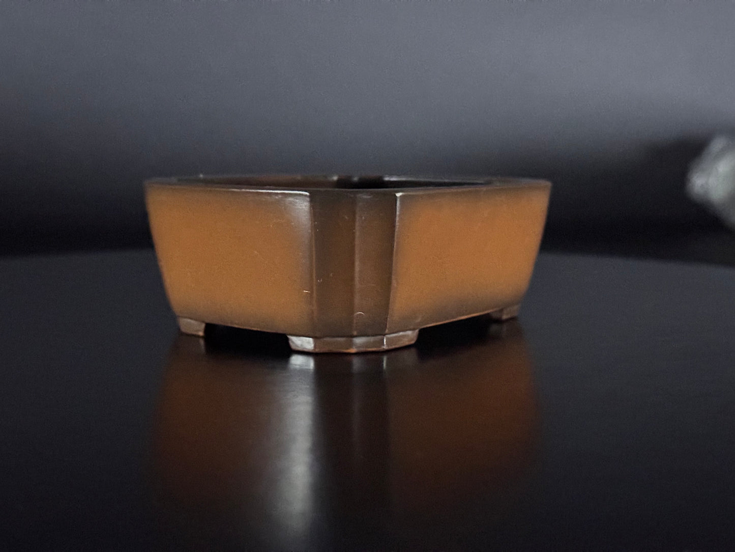HOKIDO (北斗) – 常滑 Tokoname (常滑市) – 10.6cm Rectangular 長方鉢 – Unglazed 無釉