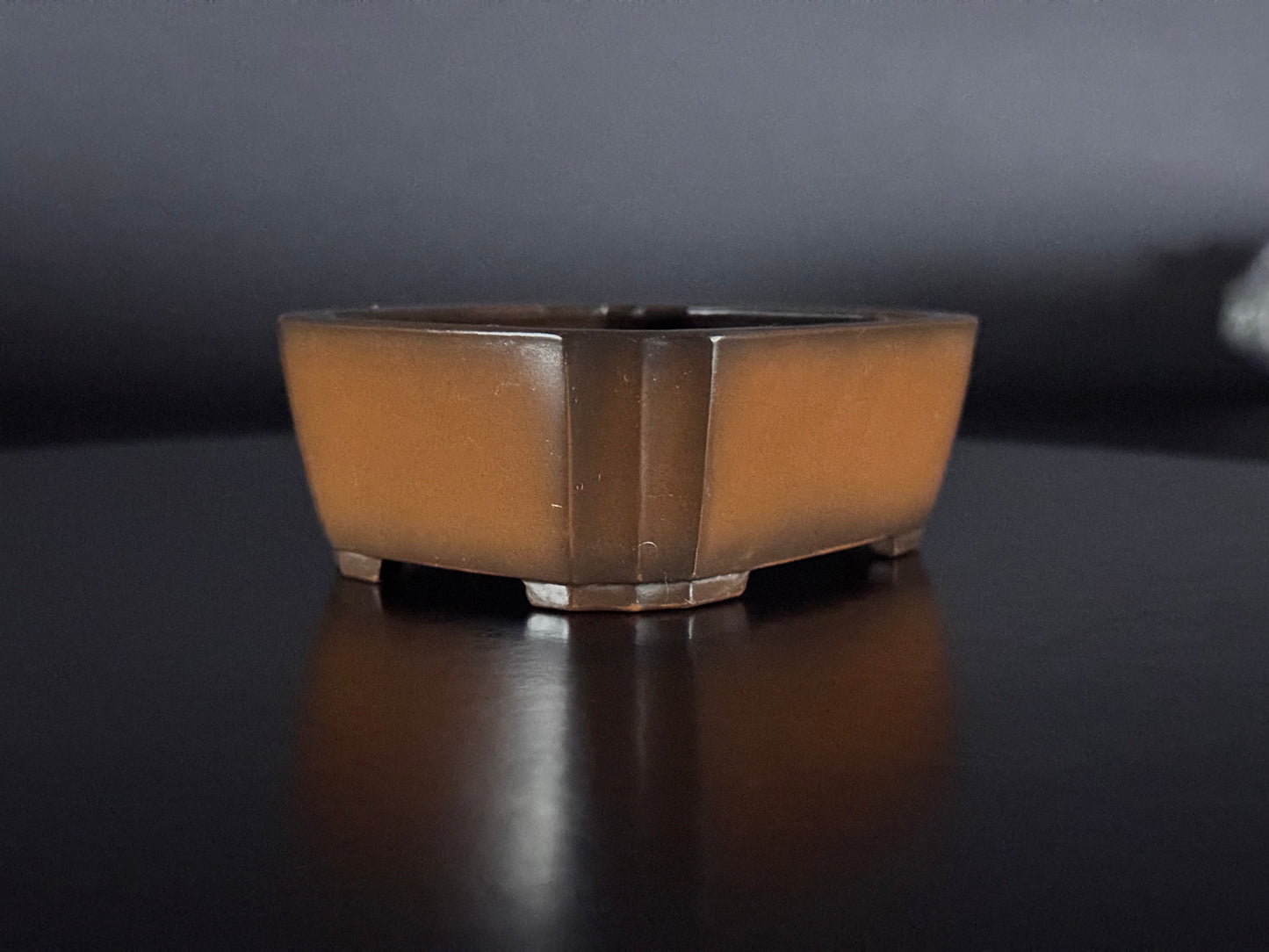 HOKIDO (北斗) – 常滑 Tokoname (常滑市) – 10.6cm Rectangular 長方鉢 – Unglazed 無釉