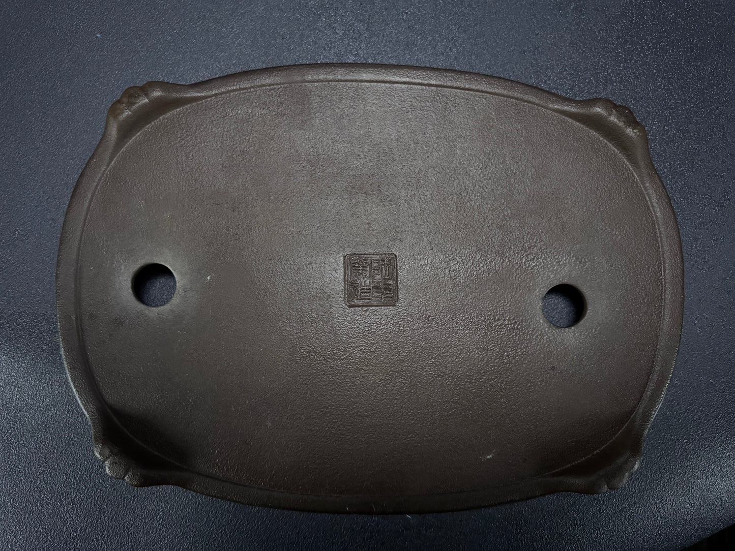 Tosui 東水- (常滑) -37.5cm oval, celadon glaze (青磁釉)