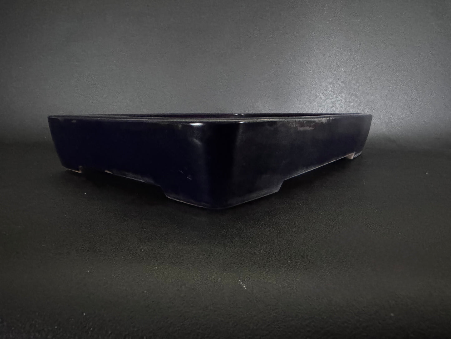 YAMAFUSA's Wife (Hoshu Otorifune 宝舟) – 常滑 – 47.0cm Rectangular 長方形 – Deep Cobalt Blue Glazed 濃藍色 瑠璃釉
