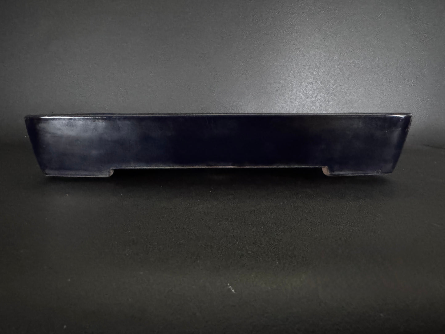 YAMAFUSA's Wife (Hoshu Otorifune 宝舟) – 常滑 – 47.0cm Rectangular 長方形 – Deep Cobalt Blue Glazed 濃藍色 瑠璃釉