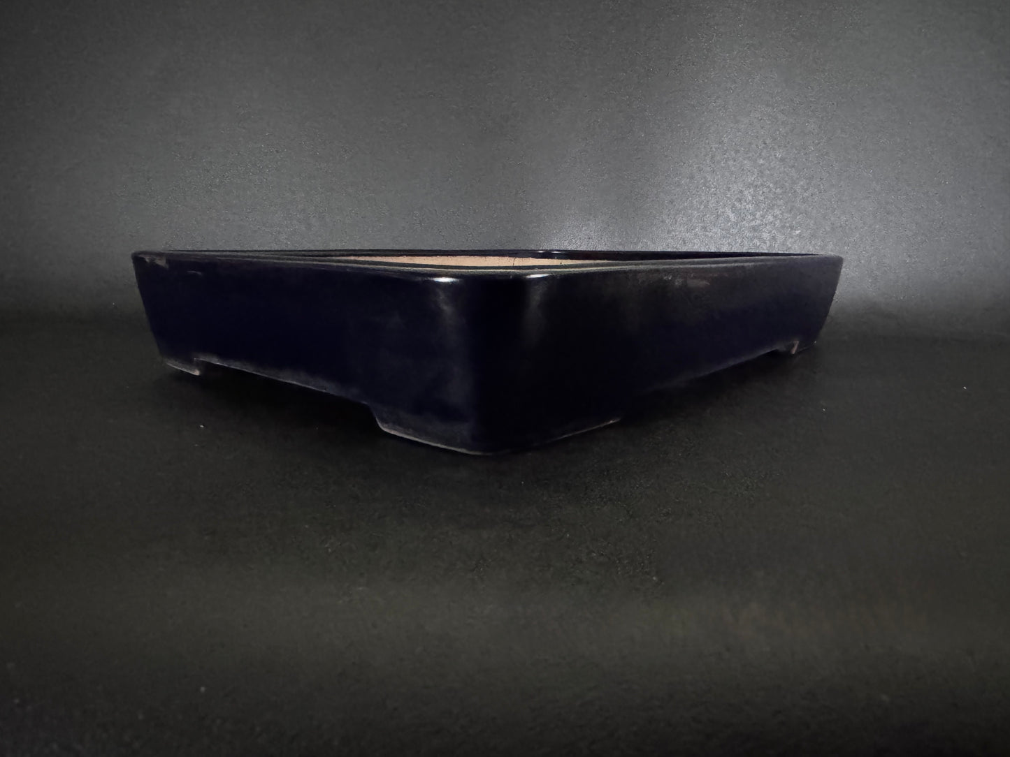 YAMAFUSA's Wife (Hoshu Otorifune 宝舟) – 常滑 – 47.0cm Rectangular 長方形 – Deep Cobalt Blue Glazed 濃藍色 瑠璃釉