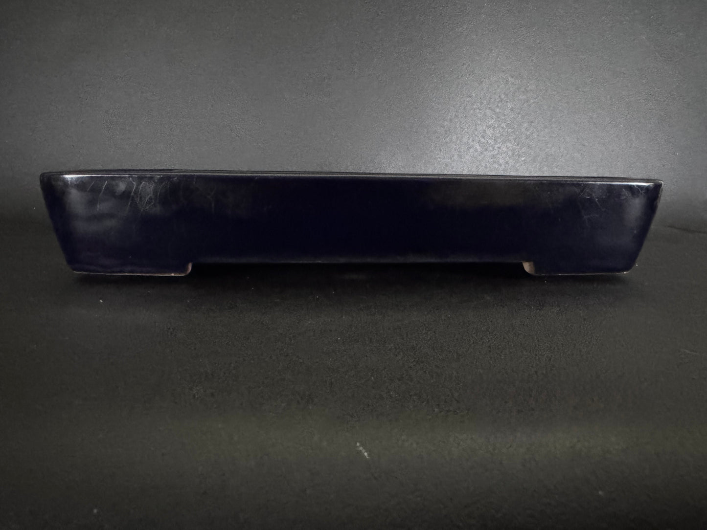 YAMAFUSA's Wife (Hoshu Otorifune 宝舟) – 常滑 – 47.0cm Rectangular 長方形 – Deep Cobalt Blue Glazed 濃藍色 瑠璃釉