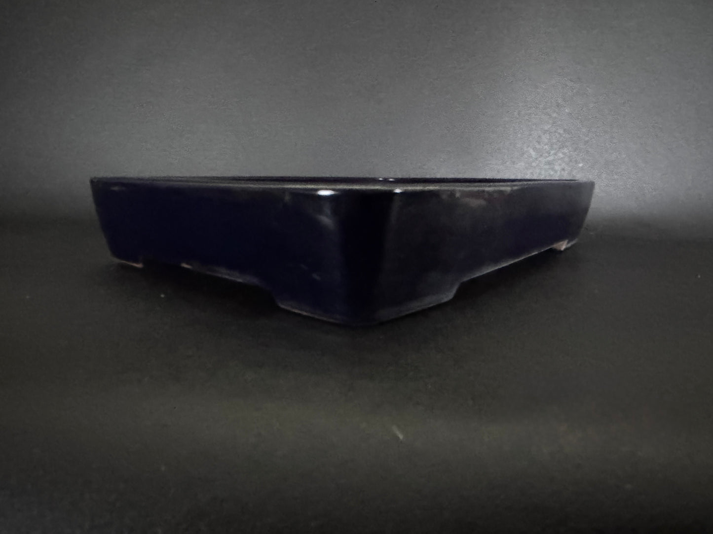 YAMAFUSA's Wife (Hoshu Otorifune 宝舟) – 常滑 – 47.0cm Rectangular 長方形 – Deep Cobalt Blue Glazed 濃藍色 瑠璃釉