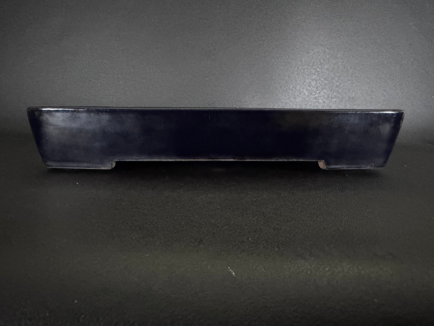 YAMAFUSA's Wife (Hoshu Otorifune 宝舟) – 常滑 – 47.0cm Rectangular 長方形 – Deep Cobalt Blue Glazed 濃藍色 瑠璃釉