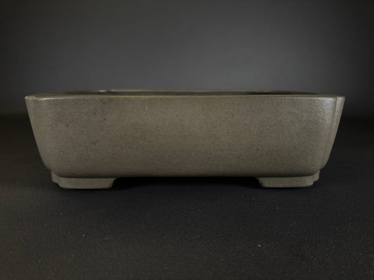 KEIZAN Hisada 久山 桂山 - 常滑 –35.9cm Rectangular unglazed Flared-corners
