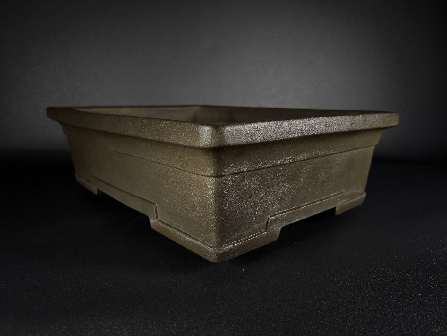 YAMAAKI 3rd Generation (Kataoka Toshio) "爪描き"- 常滑-47.2cm Rectangular Unglazed (長方形 無釉)