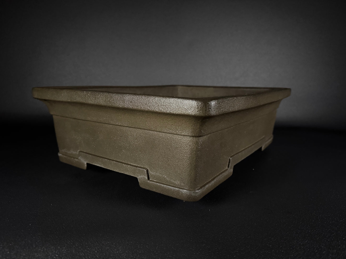 YAMAAKI 3rd Generation (Kataoka Toshio) "爪描き"- 常滑-47.2cm Rectangular Unglazed (長方形 無釉)