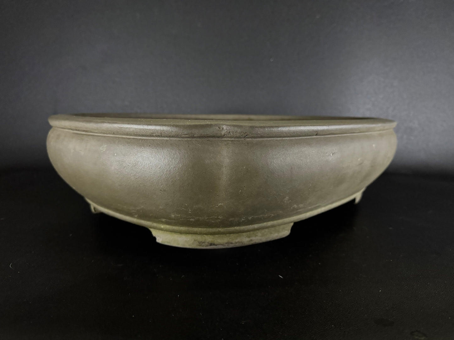 REIHO 礼峰 (Matsushita Reiji 松下礼司) – 常滑市 – 52.5cm Mokko-gata 木瓜形 – Unglazed 無釉