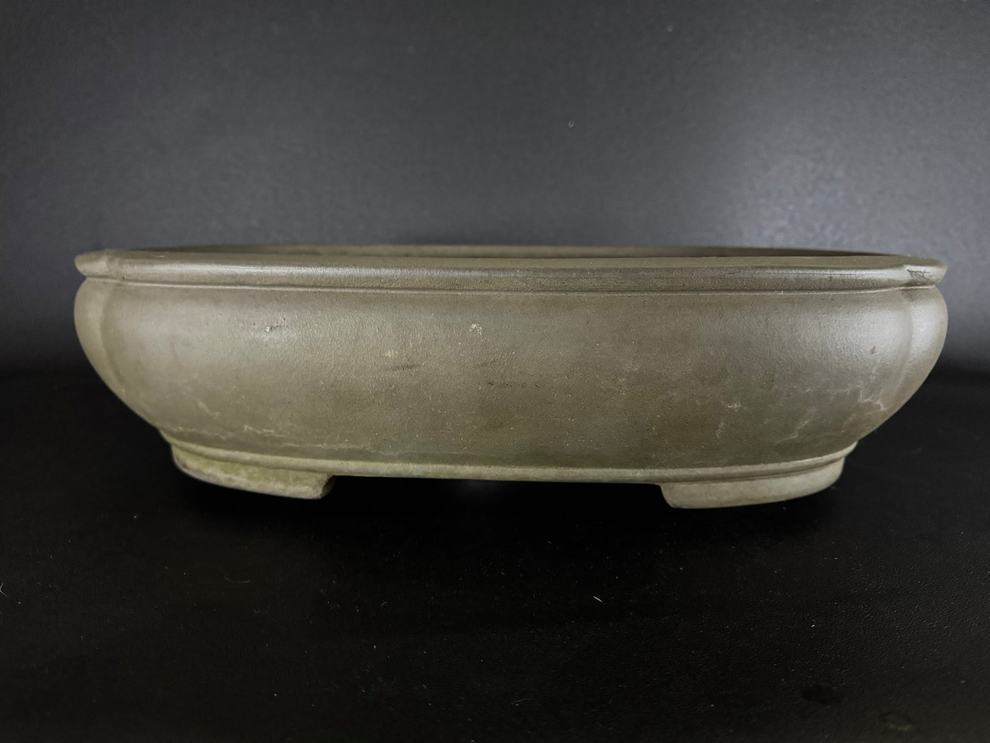 REIHO 礼峰 (Matsushita Reiji 松下礼司) – 常滑市 – 52.5cm Mokko-gata 木瓜形 – Unglazed 無釉