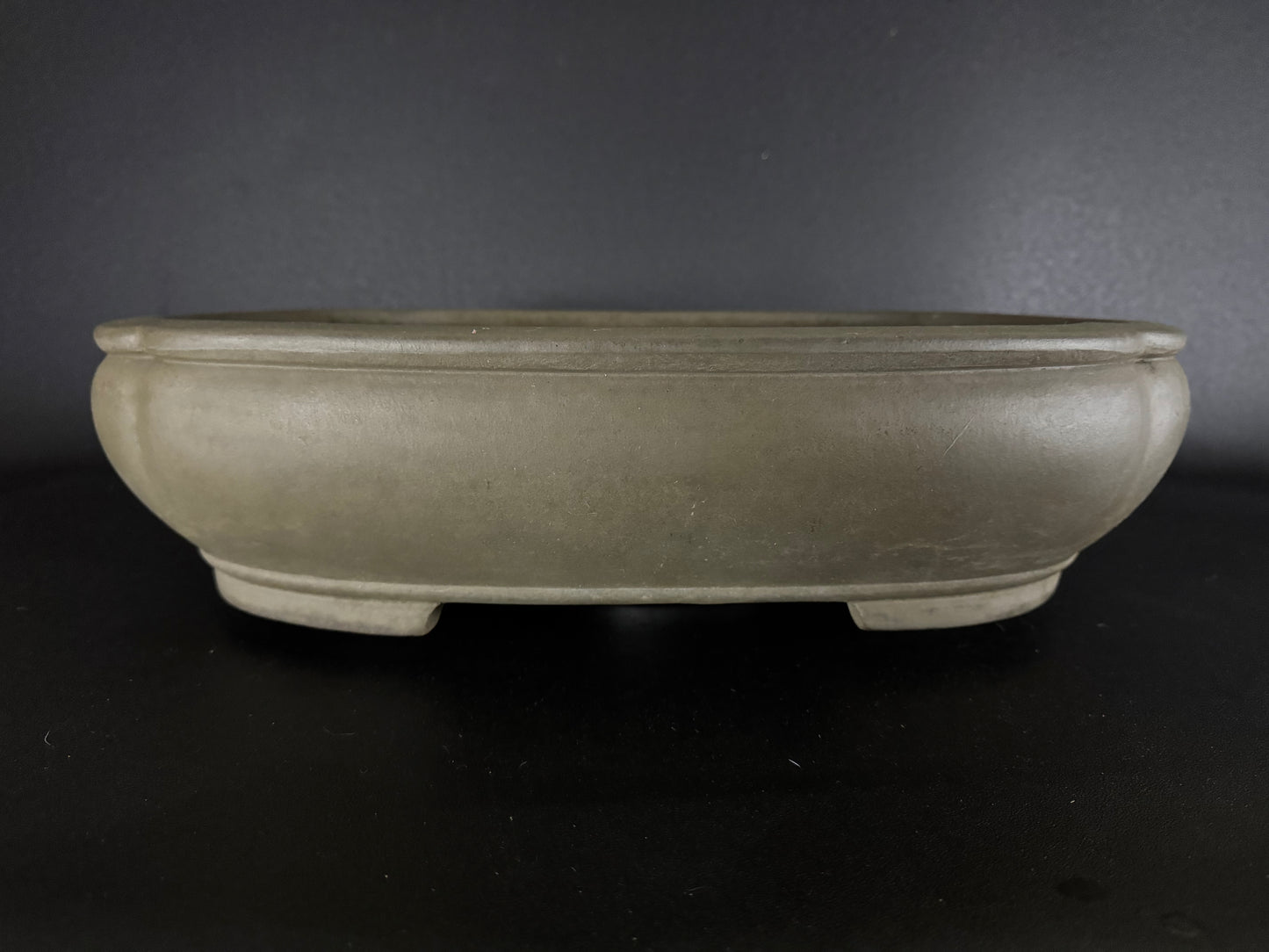 REIHO 礼峰 (Matsushita Reiji 松下礼司) – 常滑市 – 52.5cm Mokko-gata 木瓜形 – Unglazed 無釉