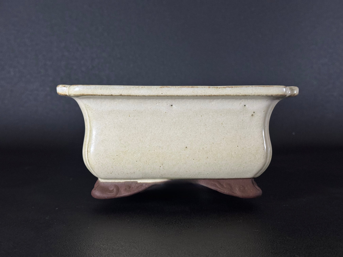 YAMAAKI 山秋 – 3rd Generation Kataoka Toshio 山秋三代 片岡俊雄 – Tokoname 常滑市 – 29.4cm Rectangular 長方鉢 – Glazed 施釉