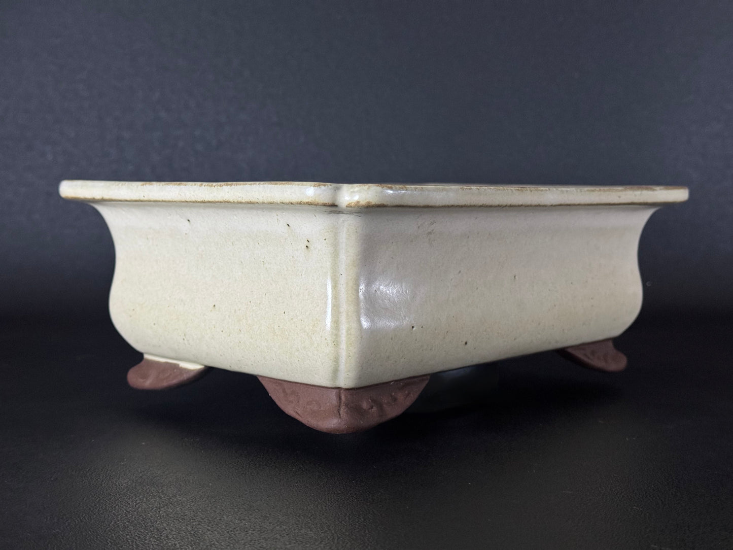 YAMAAKI 山秋 – 3rd Generation Kataoka Toshio 山秋三代 片岡俊雄 – Tokoname 常滑市 – 29.4cm Rectangular 長方鉢 – Glazed 施釉