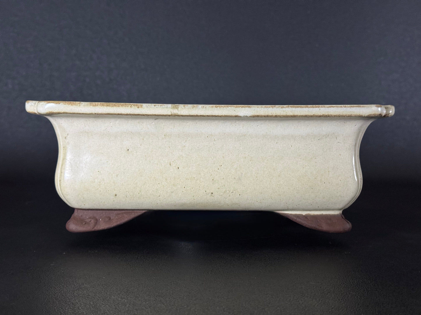 YAMAAKI 山秋 – 3rd Generation Kataoka Toshio 山秋三代 片岡俊雄 – Tokoname 常滑市 – 29.4cm Rectangular 長方鉢 – Glazed 施釉