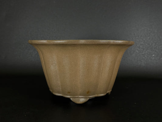 KEIZAN HISADA 久山 桂山 - Seal only 印のみ - 常滑 - 31.0cm Lotus Form 蓮形 – Unglazed 無釉