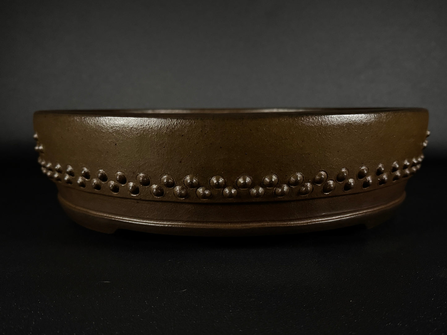 GYOZAN 1St Gen (Nakano Yukizyou “中野行常”) "Hand signed 爪描き" - 常滑 – 38.0cm Drum-shape (taiko-gata 太鼓型 ) Vintage!
