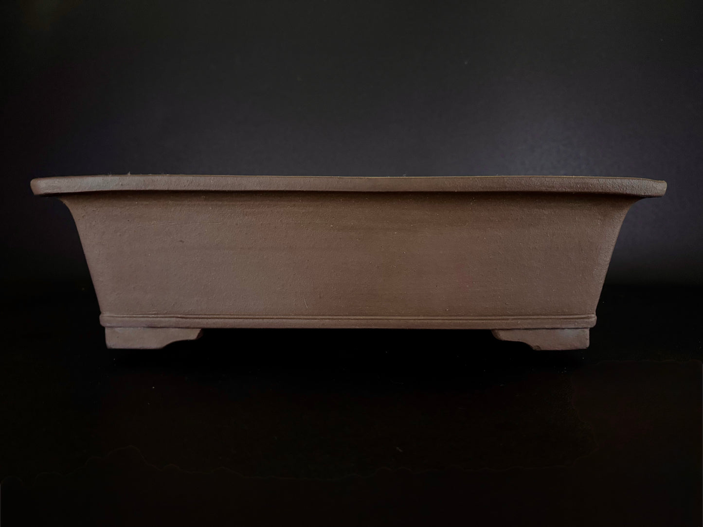 TERAHATA Mazan (Mayama Mazan) 寺畑真山 –  常滑 – 45.6cm Square 正方鉢 – Unglazed 無釉
