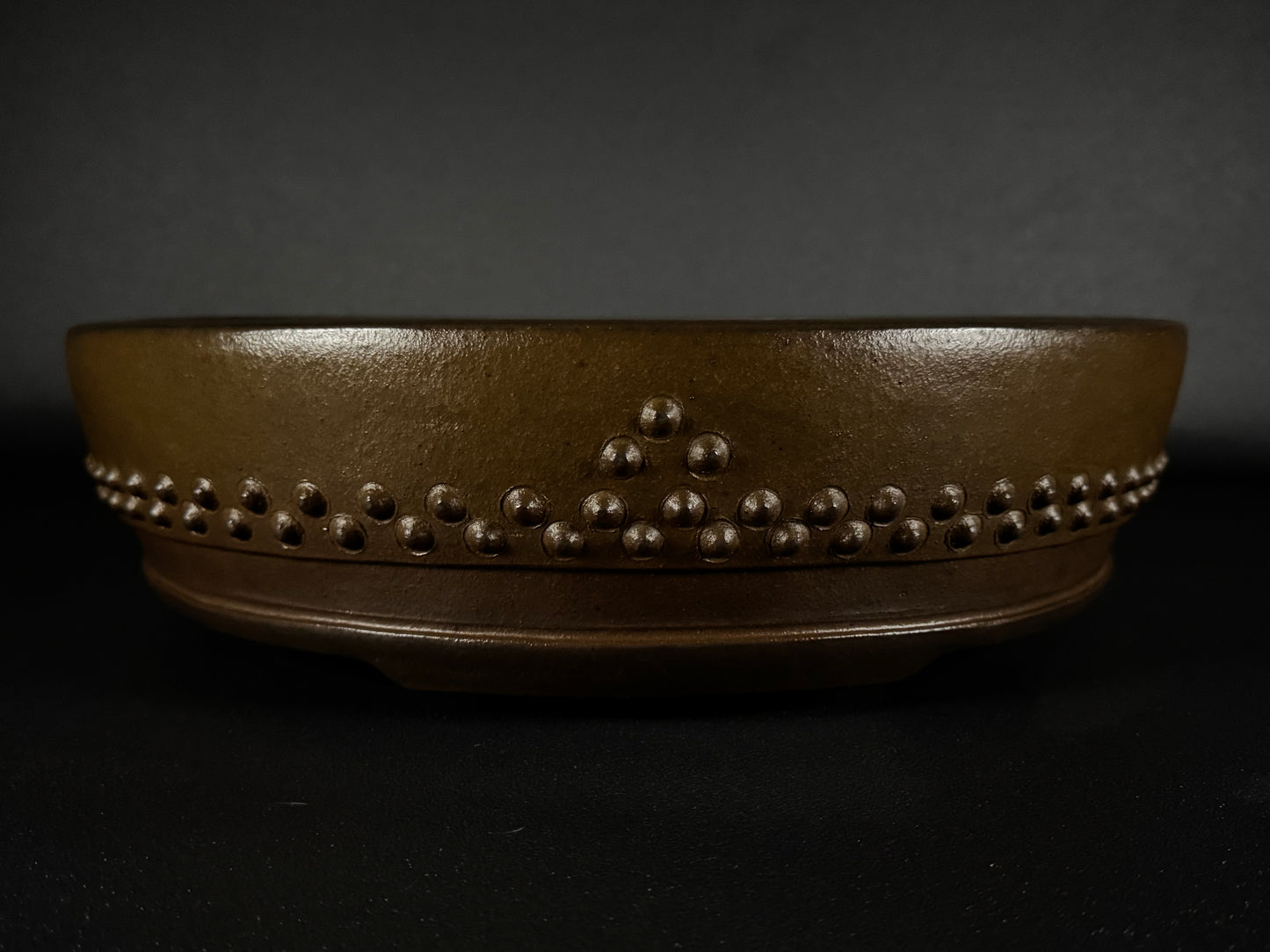 GYOZAN 1St Gen (Nakano Yukizyou “中野行常”) "Hand signed 爪描き" - 常滑 – 38.0cm Drum-shape (taiko-gata 太鼓型 ) Vintage!