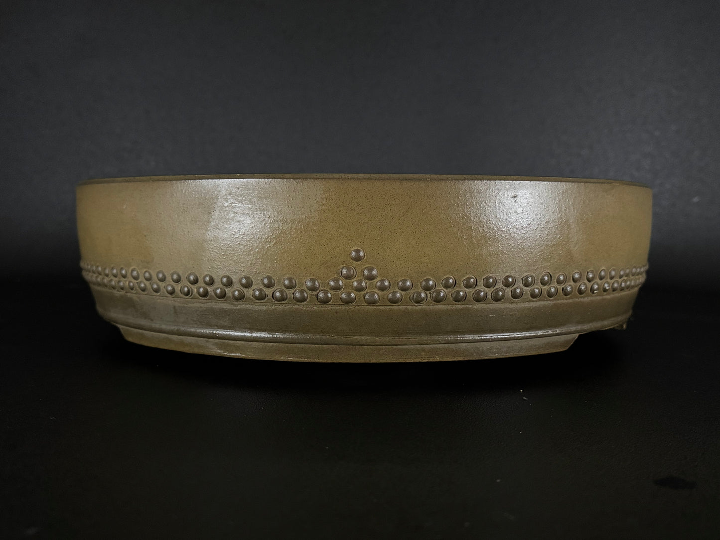 SANKEI 三景 – Tokoname 常滑市 – 39.4cm Round Drum 丸太鼓形 – Unglazed 無釉