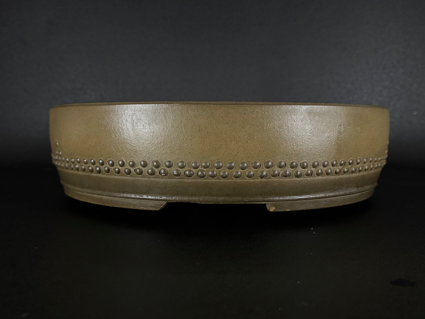 SANKEI 三景 – Tokoname 常滑市 – 39.4cm Round Drum 丸太鼓形 – Unglazed 無釉