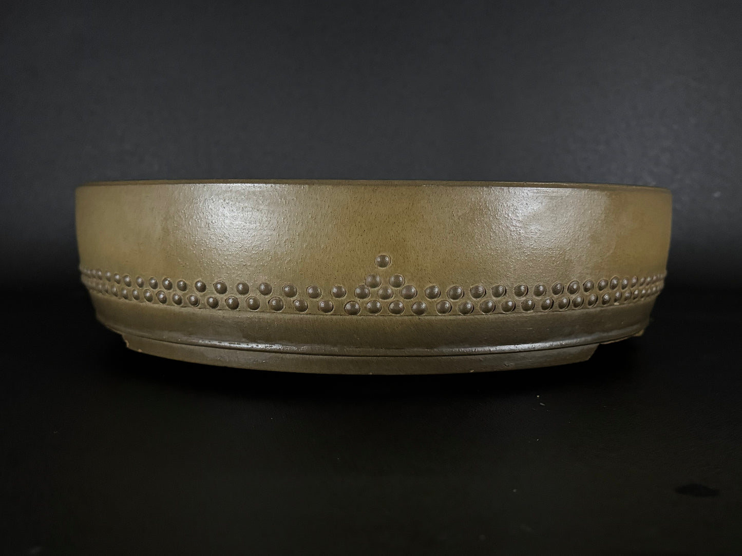SANKEI 三景 – Tokoname 常滑市 – 39.4cm Round Drum 丸太鼓形 – Unglazed 無釉