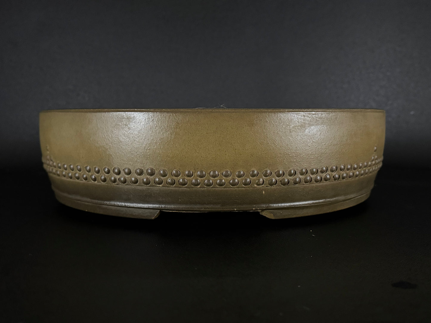 SANKEI 三景 – Tokoname 常滑市 – 39.4cm Round Drum 丸太鼓形 – Unglazed 無釉