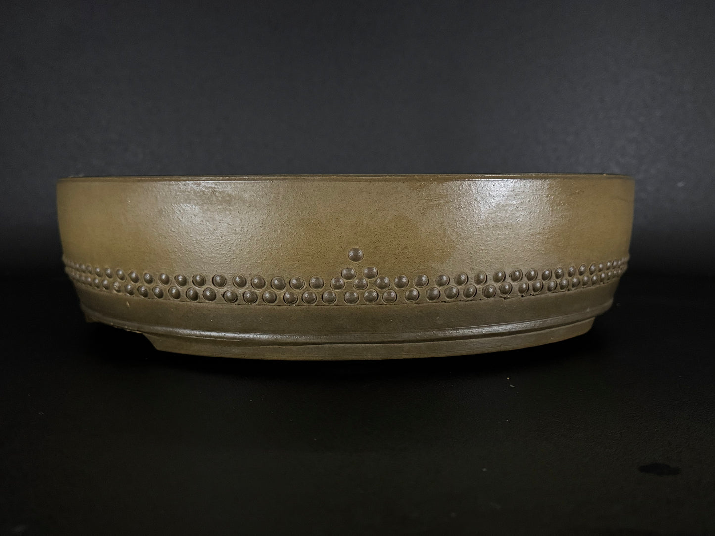 SANKEI 三景 – Tokoname 常滑市 – 39.4cm Round Drum 丸太鼓形 – Unglazed 無釉