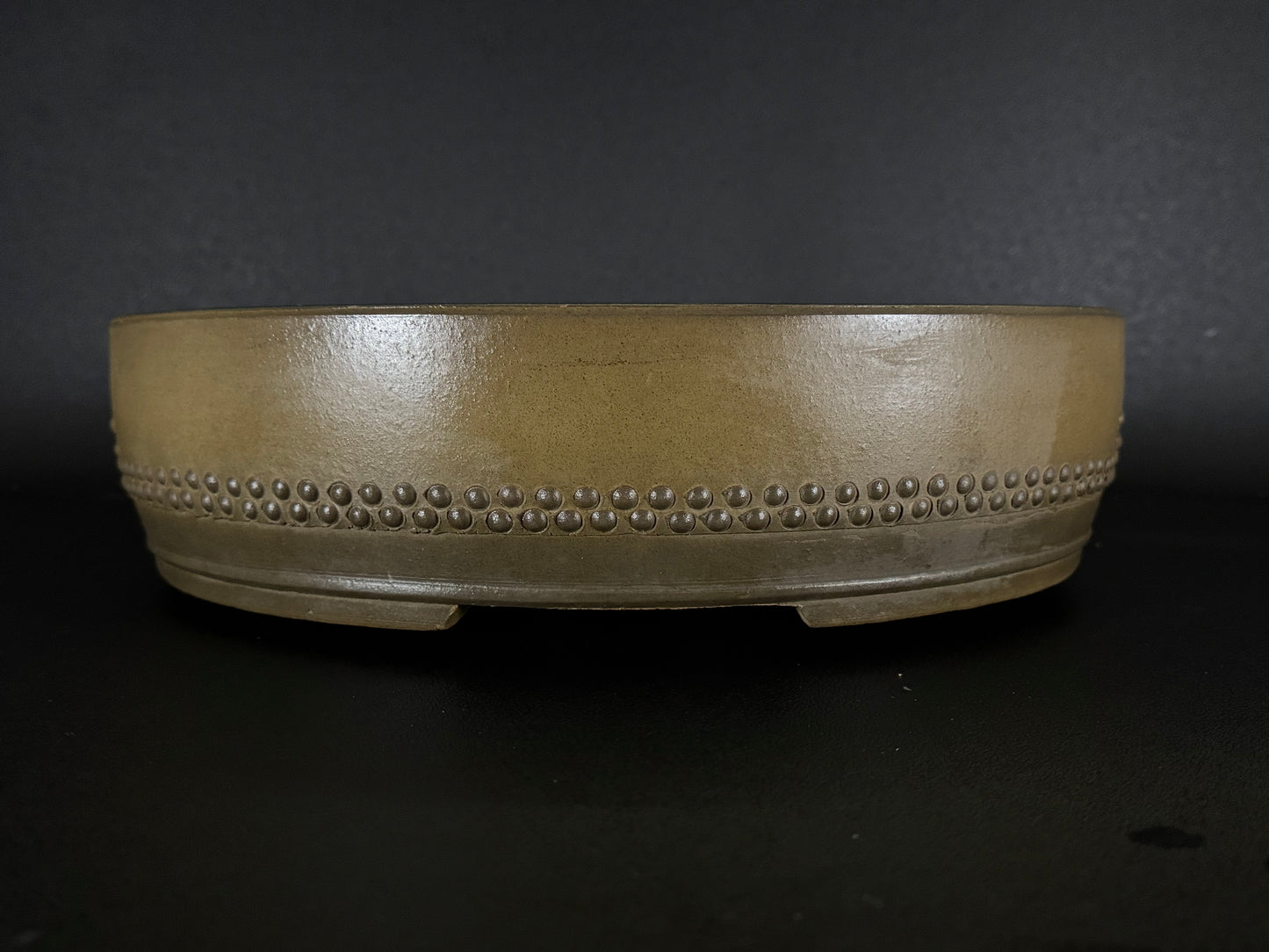 SANKEI 三景 – Tokoname 常滑市 – 39.4cm Round Drum 丸太鼓形 – Unglazed 無釉