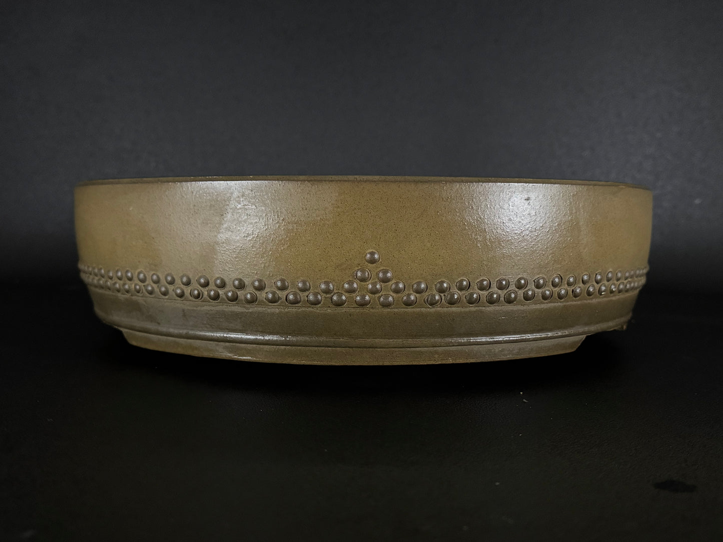 SANKEI 三景 – Tokoname 常滑市 – 39.4cm Round Drum 丸太鼓形 – Unglazed 無釉