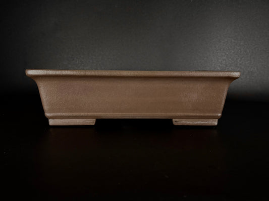 KISEN ( Kinsen Ikkodou 喜泉 壱光堂) 常滑 - 40.5cm Rectangular 長方鉢 – Unglazed 無釉
