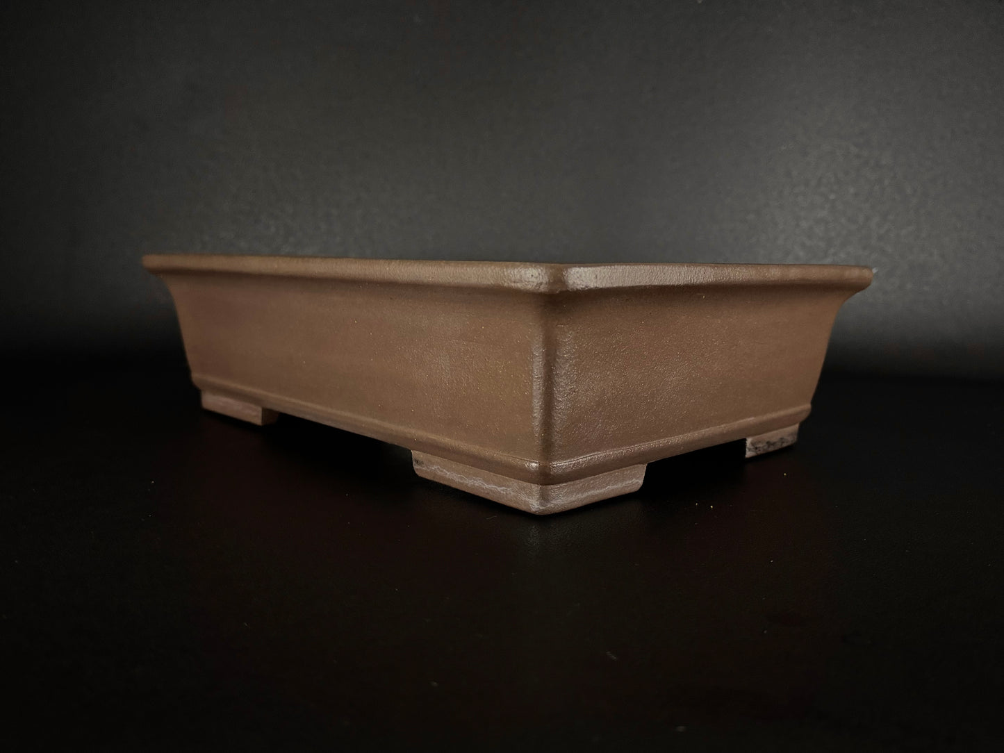 KISEN ( Kinsen Ikkodou 喜泉 壱光堂) 常滑 - 40.5cm Rectangular 長方鉢 – Unglazed 無釉