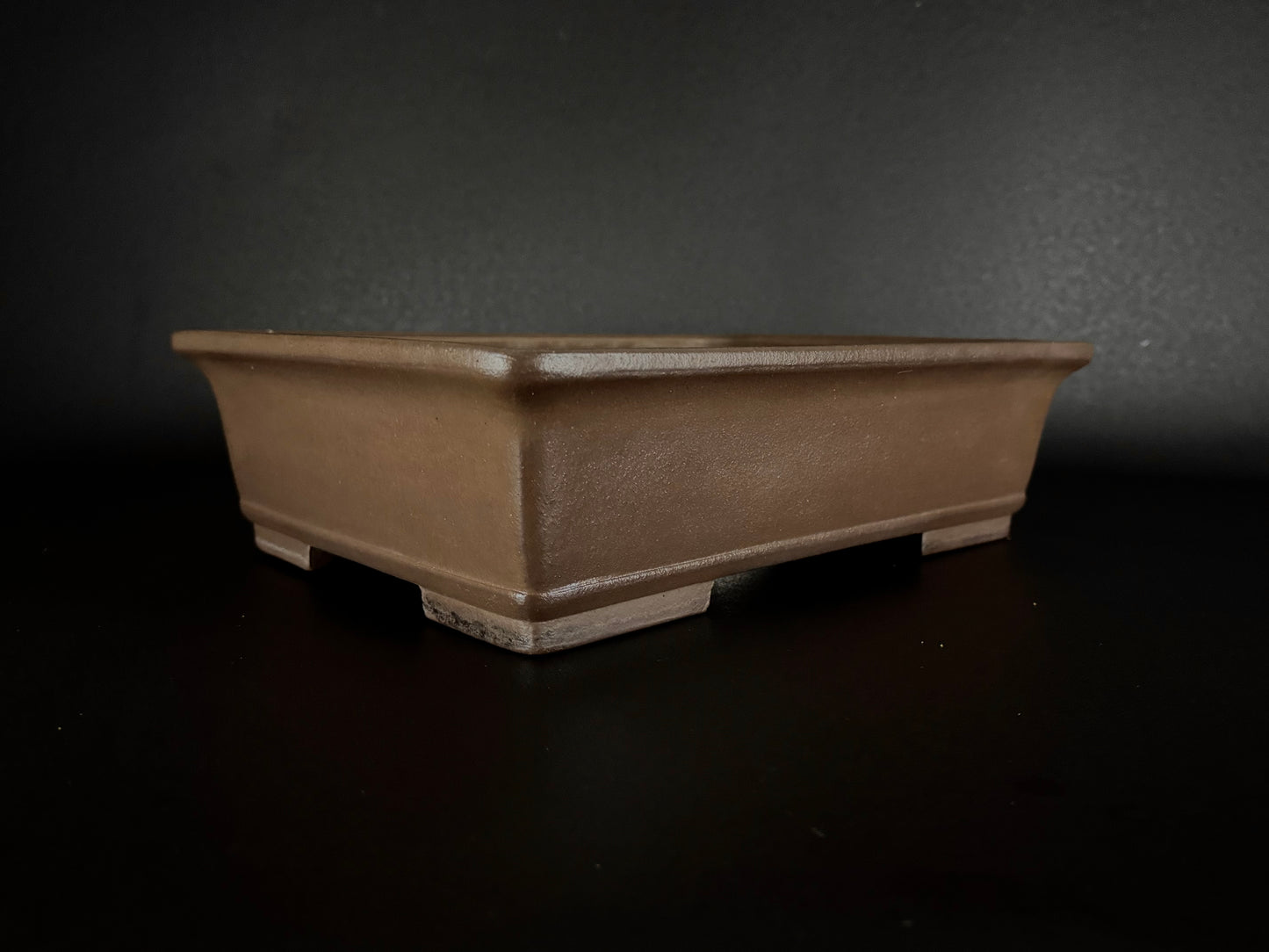 KISEN ( Kinsen Ikkodou 喜泉 壱光堂) 常滑 - 40.5cm Rectangular 長方鉢 – Unglazed 無釉