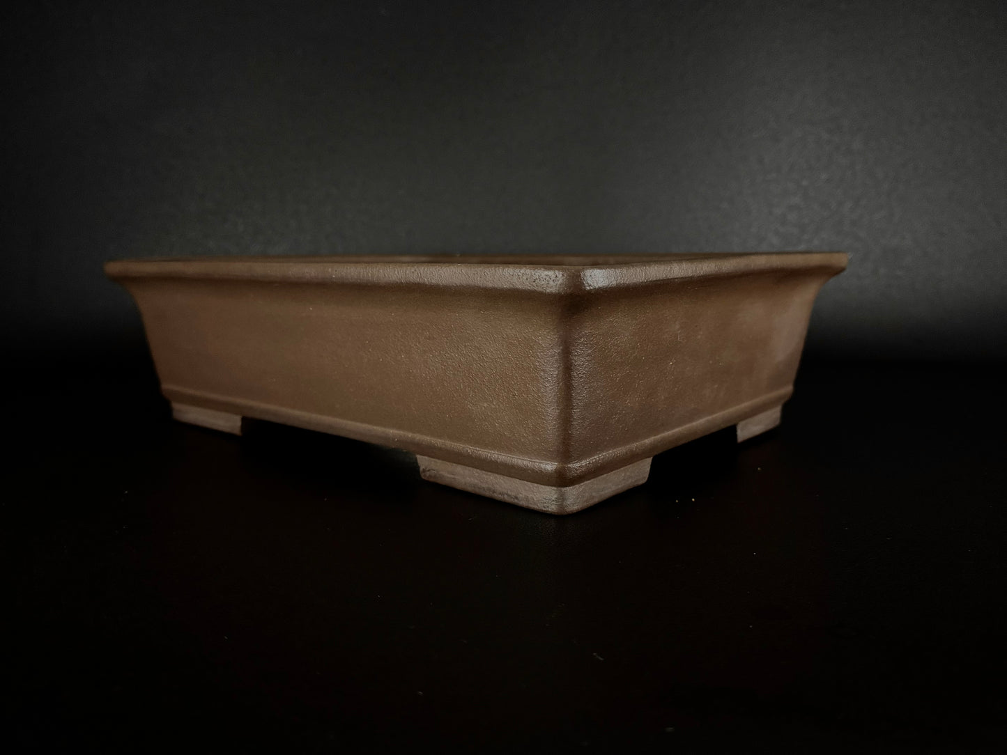 KISEN ( Kinsen Ikkodou 喜泉 壱光堂) 常滑 - 40.5cm Rectangular 長方鉢 – Unglazed 無釉