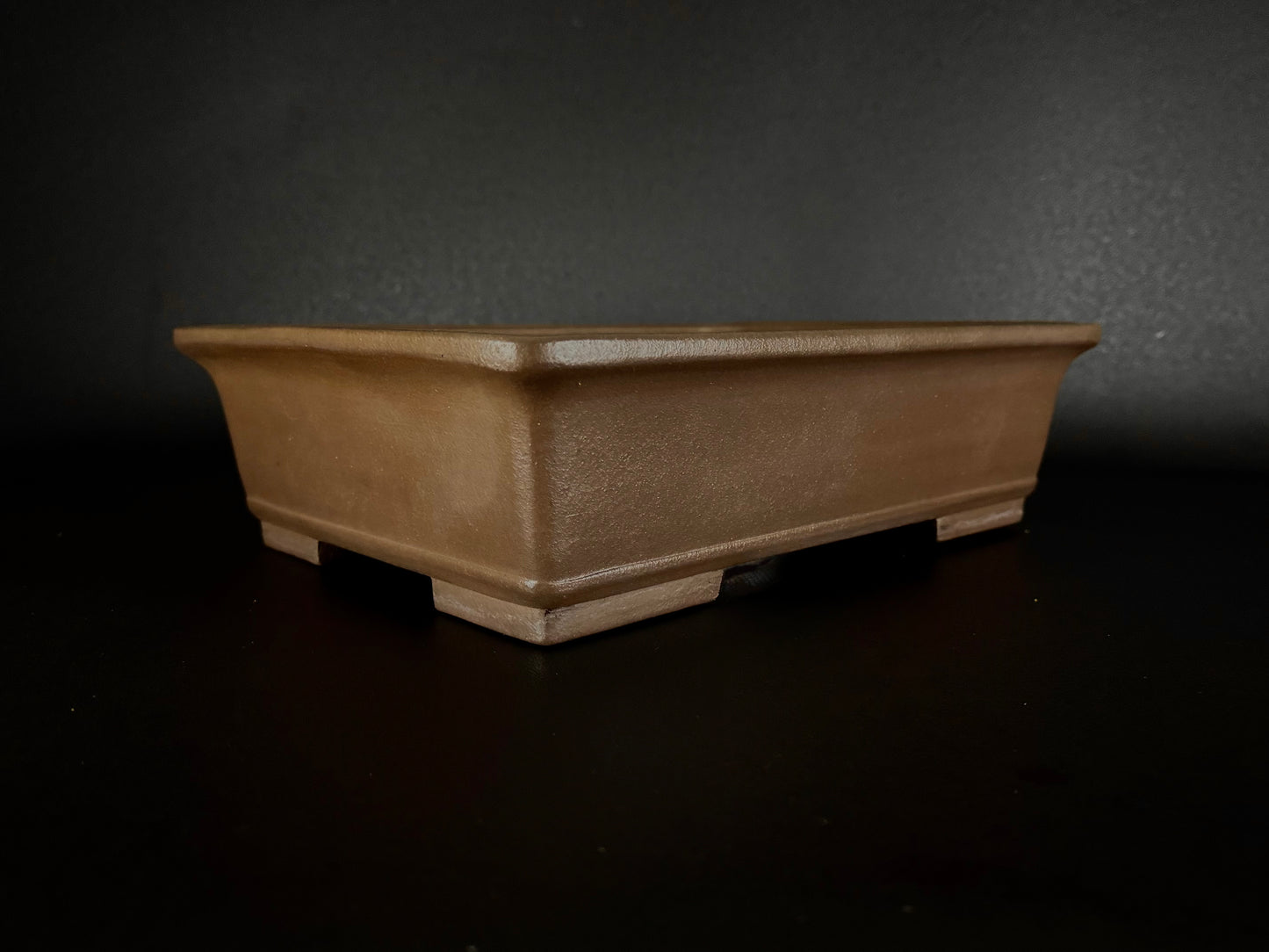 KISEN ( Kinsen Ikkodou 喜泉 壱光堂) 常滑 - 40.5cm Rectangular 長方鉢 – Unglazed 無釉