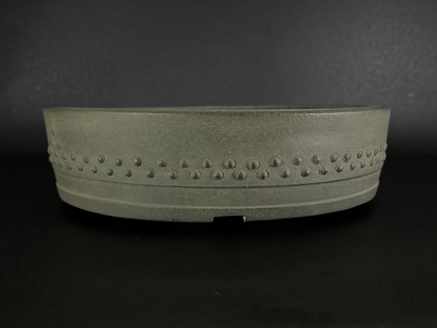 AIBA KOYO – Mr. AIBA Kouichirou（相場 恒一郎）– 常滑 - 32.5cm Round Drum 丸形・太鼓形 – Unglazed 無釉