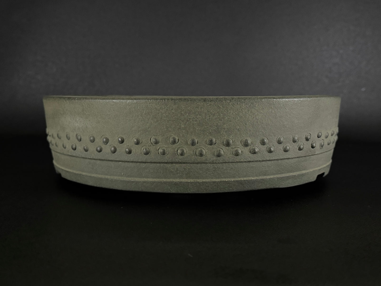AIBA KOYO – Mr. AIBA Kouichirou（相場 恒一郎）– 常滑 - 32.5cm Round Drum 丸形・太鼓形 – Unglazed 無釉