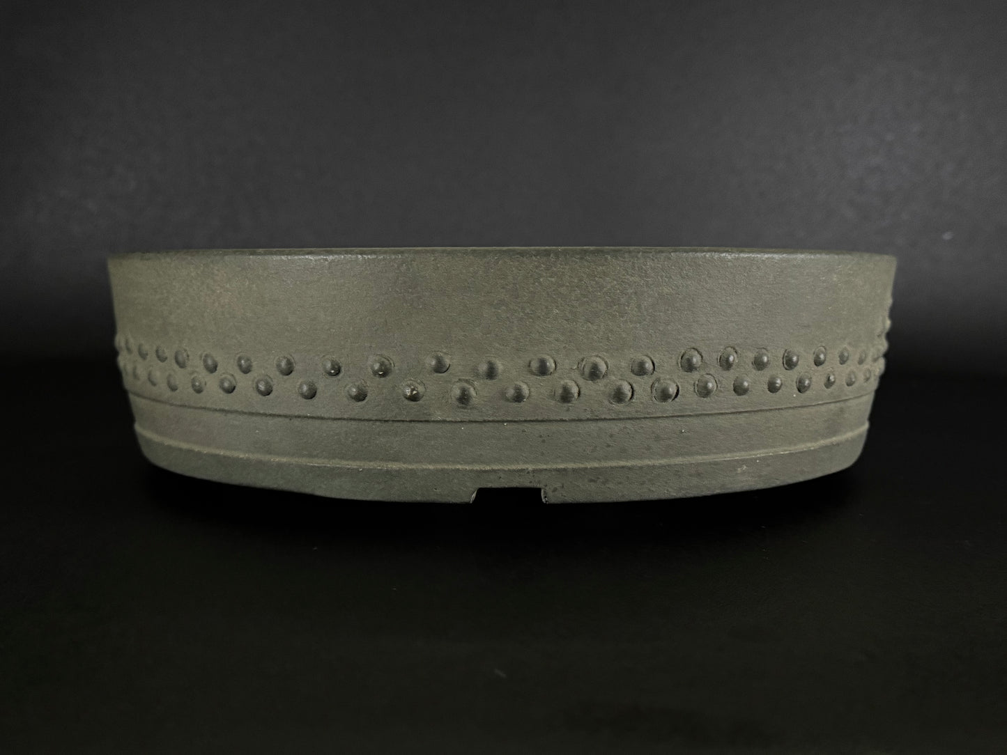 AIBA KOYO – Mr. AIBA Kouichirou（相場 恒一郎）– 常滑 - 32.5cm Round Drum 丸形・太鼓形 – Unglazed 無釉