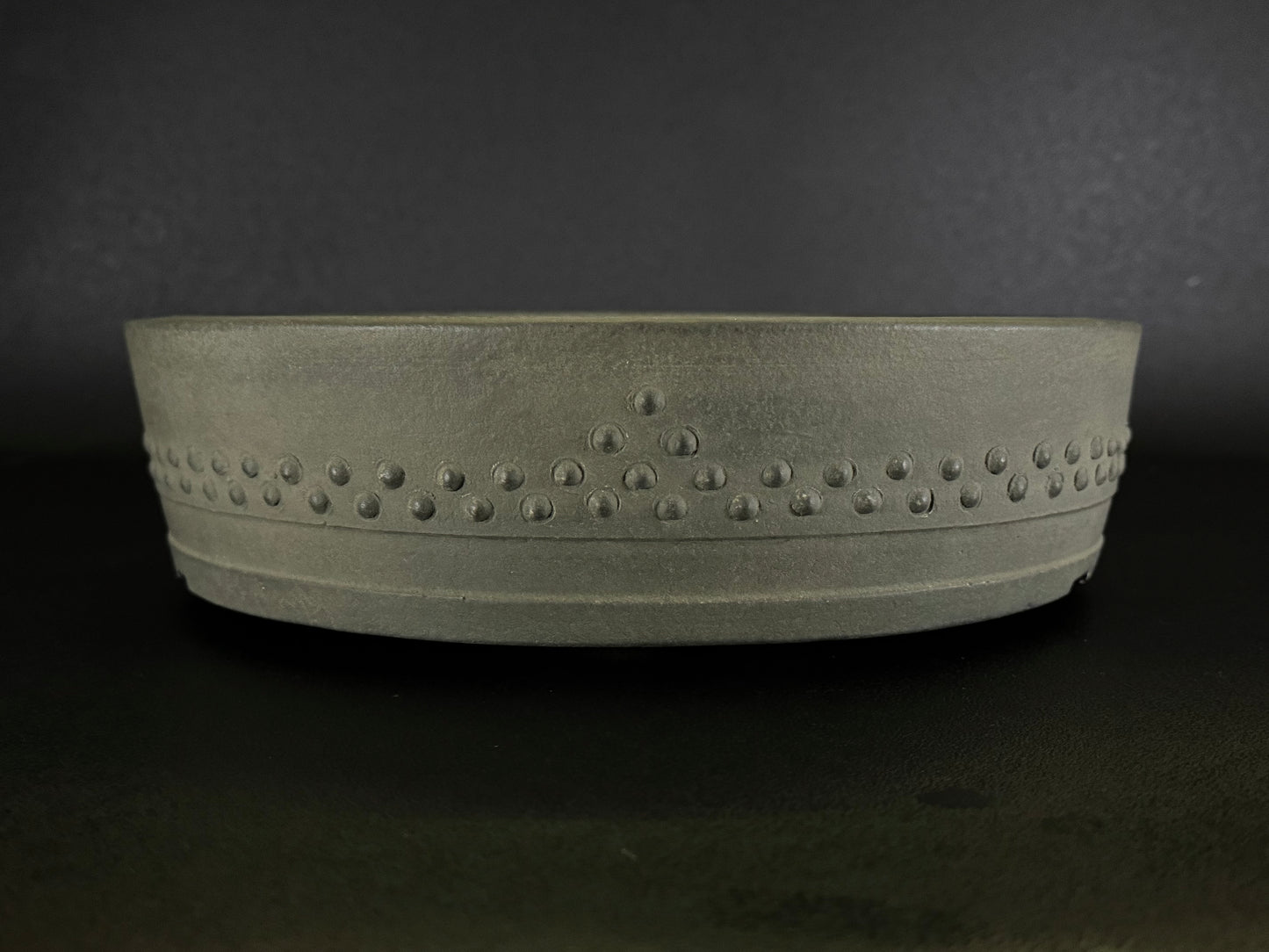 AIBA KOYO – Mr. AIBA Kouichirou（相場 恒一郎）– 常滑 - 32.5cm Round Drum 丸形・太鼓形 – Unglazed 無釉