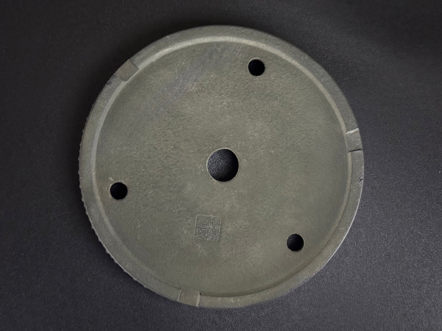 AIBA KOYO – Mr. AIBA Kouichirou（相場 恒一郎）– 常滑 - 32.5cm Round Drum 丸形・太鼓形 – Unglazed 無釉