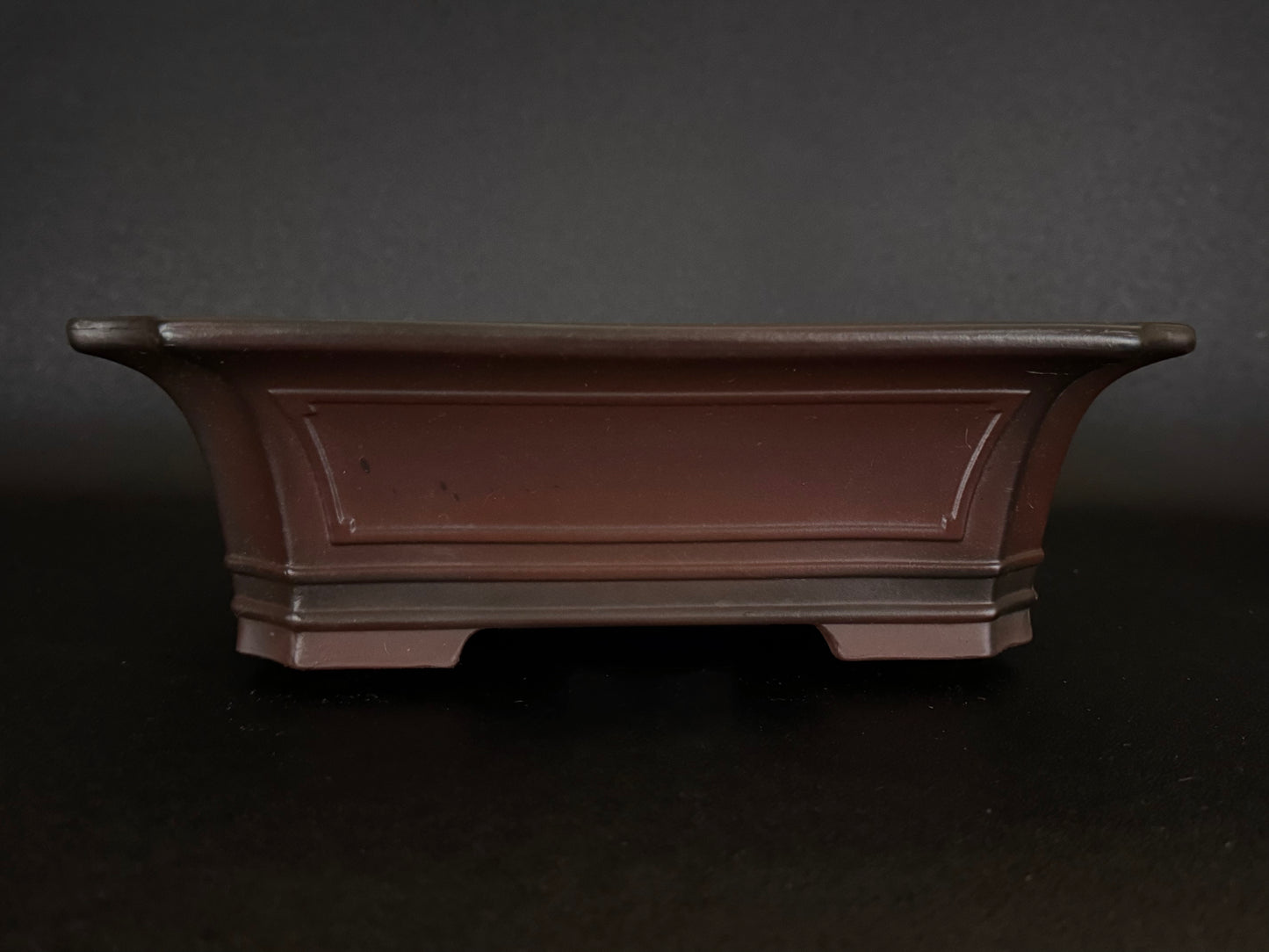 BIGEI 美芸 (Hirata Atsumi 平田あつみ) – Tokoname 常滑市 – 30.6cm Cut-Corner Rectangular 隅切長方形 – Unglazed 無釉