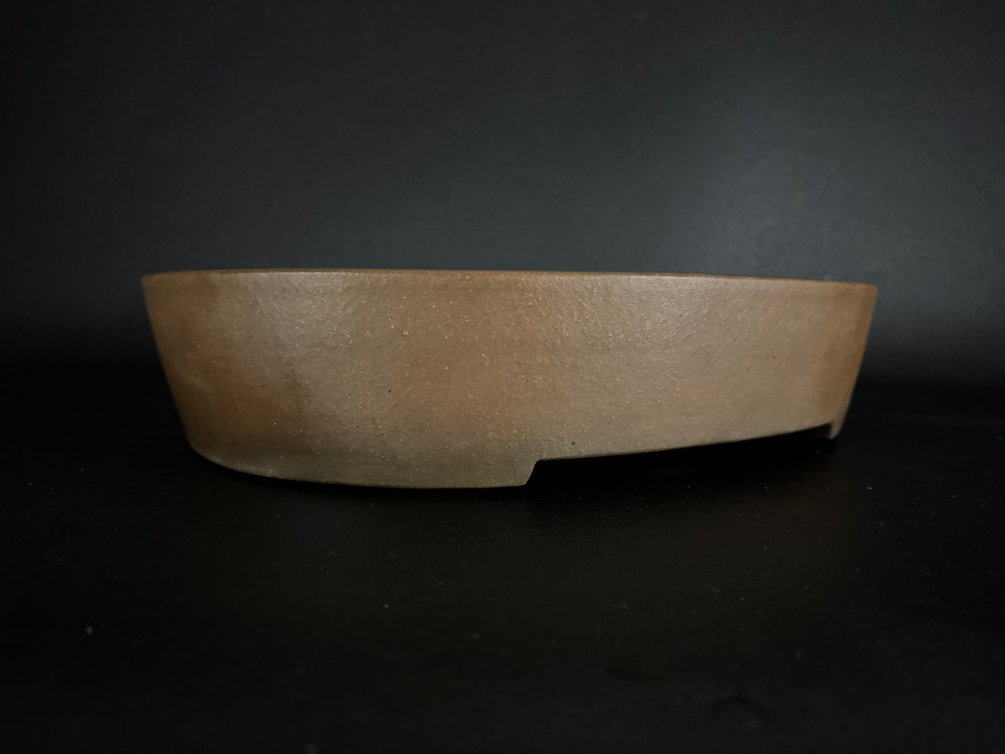SHOZAN 松山 – Watanabe Shozo 渡辺正三 - 常滑 - 44.0cm Oval 楕円鉢 – Unglazed 無釉