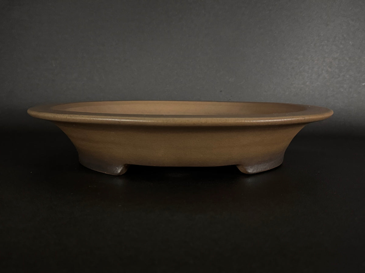 NAKANO GYOZAN 中野 行山 "Seal Only 印のみ" - 常滑 - 37.5cm Round 丸鉢 – Unglazed 無釉