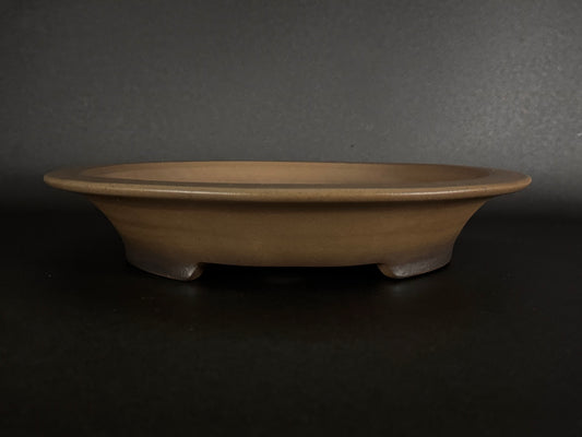 NAKANO GYOZAN 中野 行山 "Seal Only 印のみ" - 常滑 - 37.5cm Round 丸鉢 – Unglazed 無釉