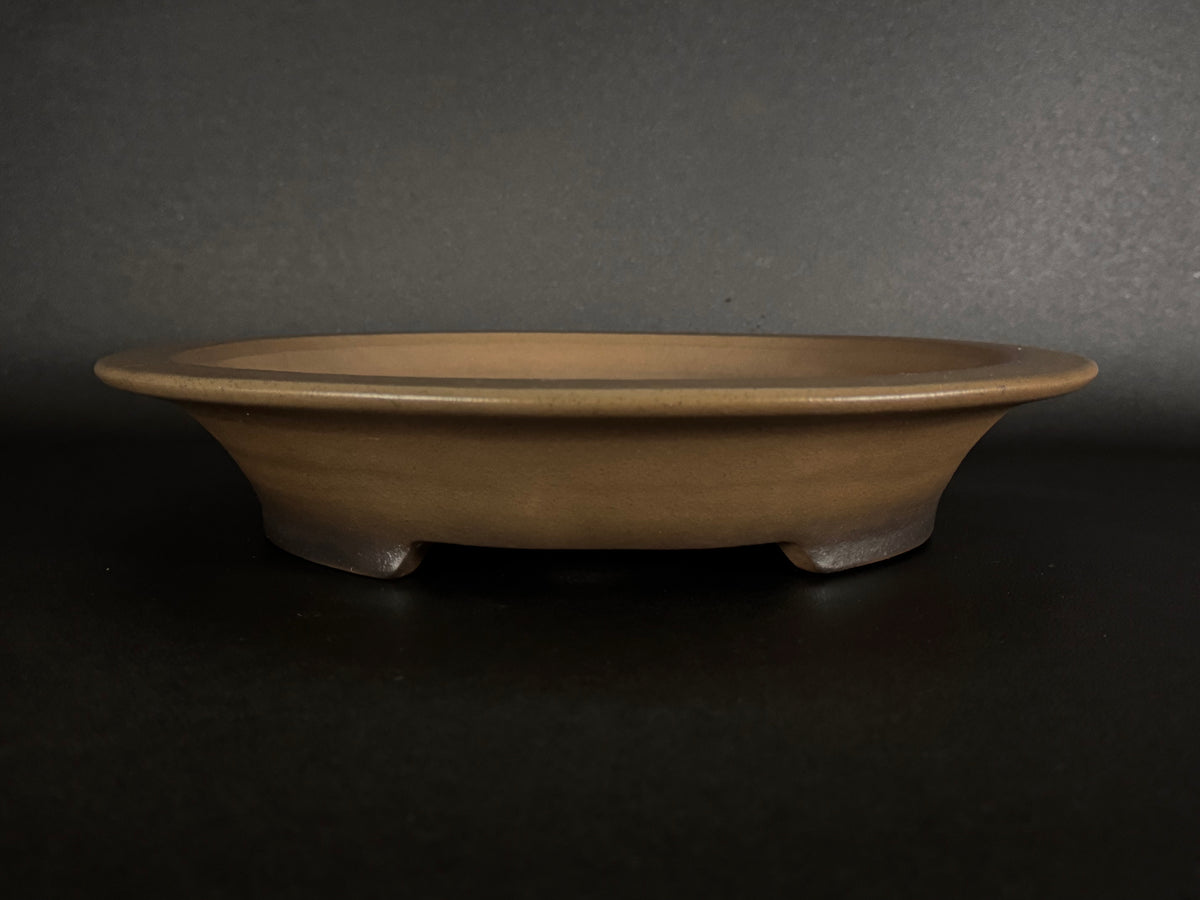 NAKANO GYOZAN 中野 行山 "Seal Only 印のみ" - 常滑 - 37.5cm Round 丸鉢 – Unglazed 無釉